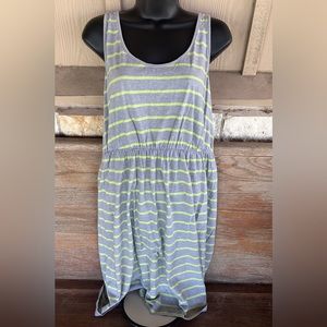Old navy grey and neon green dress size large